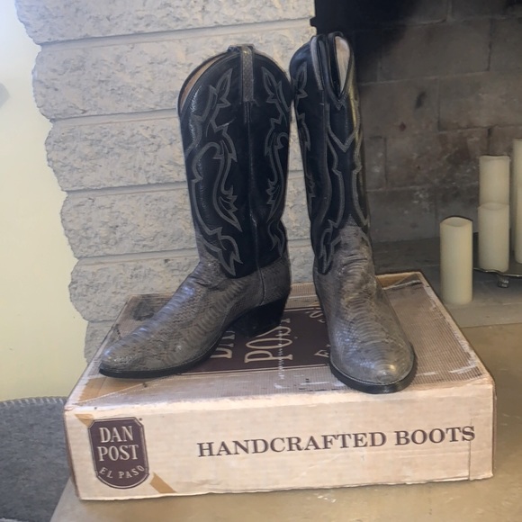 Dan Post Other - Vintage 1980’s Dan Post Snake Skin Boots, Size womens 10 or mens 8.5